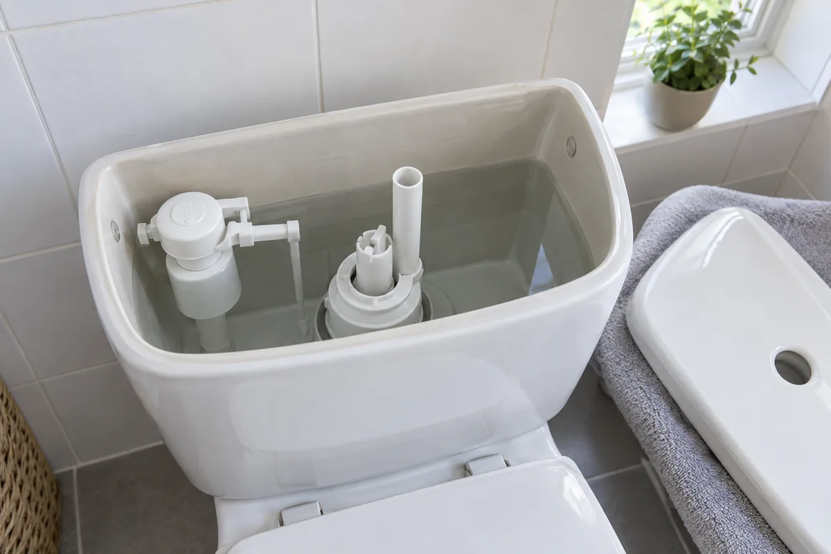 Chasse d'eau qui coule en continu : trouver la panne