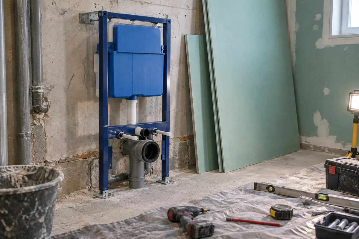 WC suspendu : bâti-support, pose et entretien