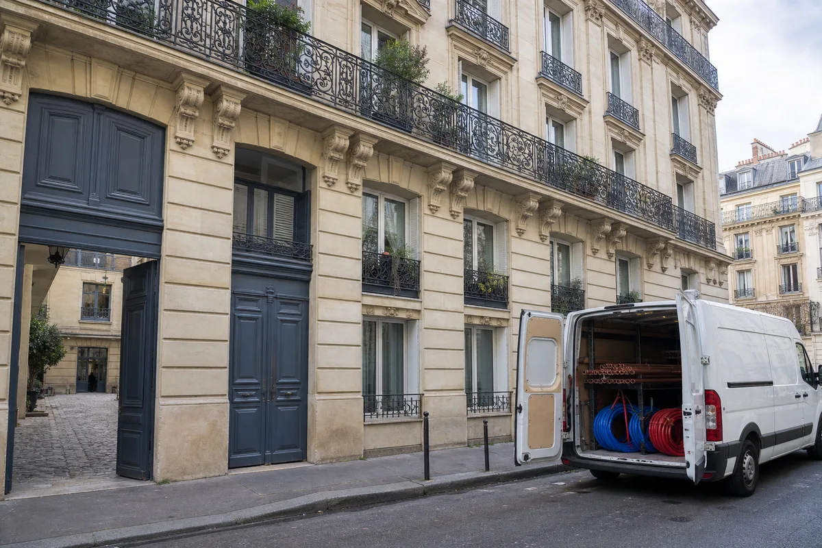 Entreprise de plomberie à Paris : intervenir en immeuble ancien